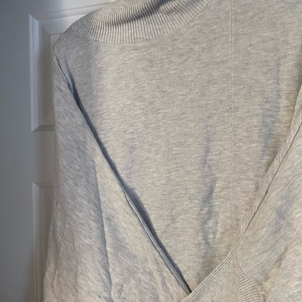 Fall. Grey turtle neck oversized